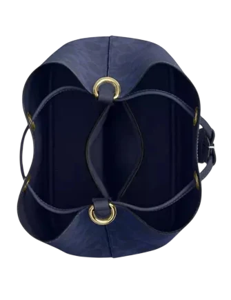 Coach Rowan Bucket Bag In Signature Canvas Navy