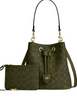 Coach Rowan Bucket Bag In Signature Canvas Olive