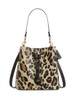 Coach Rowan Bucket Bag With Leopard Print