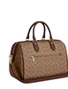 Coach Rowan Large Satchel Bag In Signature Canvas Tan Brown