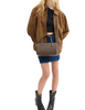 Coach Rowan Satchel Bag Dark Stone