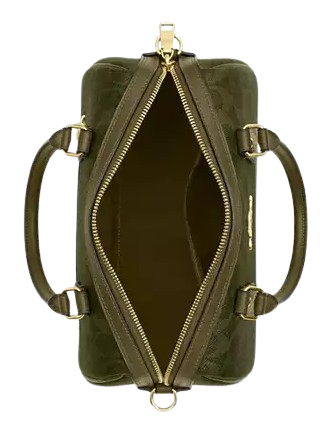 Coach Rowan Satchel Bag In Signature Canvas Olive