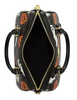 Coach Rowan Satchel Bag In Signature Canvas With Halloween Print Walnut