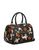 Coach Rowan Satchel Bag In Signature Canvas With Halloween Print Walnut