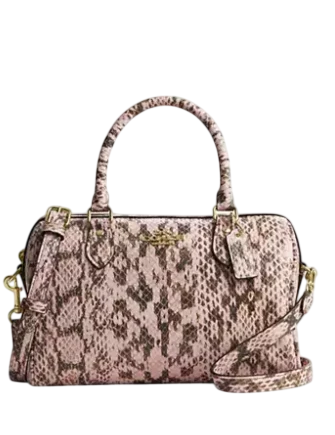 Coach Rowan Satchel Bag Pink