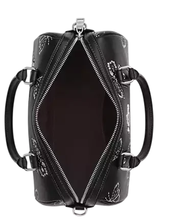 Coach Rowan Satchel Bag With Butterfly Print