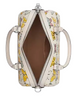 Coach Rowan Satchel Bag With Butterfly Print Chalk