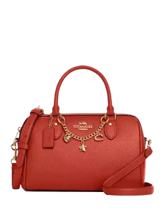 Coach Rowan Satchel Bag With Charms | Brixton Baker