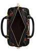 Coach Rowan Satchel Bag With Cherry Print Black