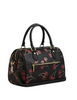 Coach Rowan Satchel Bag With Cherry Print Black