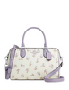 Coach Rowan Satchel Bag With Floral Print Chalk