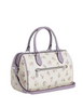 Coach Rowan Satchel Bag With Floral Print Chalk