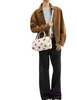 Coach Rowan Satchel Bag With Strawberry Print Chalk
