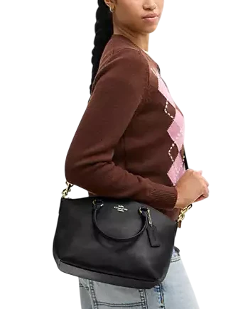 Coach Sadie Satchel Bag Black