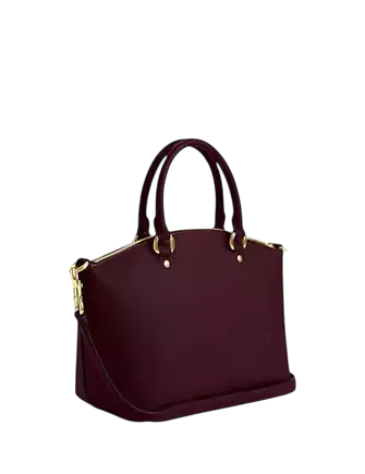 Coach Sadie Satchel Bag Deep Wine