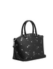 Coach Sadie Satchel Bag With Star Print Black