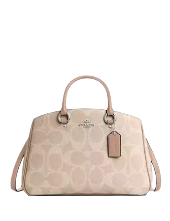 Coach Savannah Carryall Bag In Signature Canvas Sand Taupe
