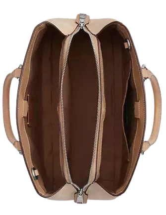 Coach Savannah Carryall Bag In Signature Canvas Sand Taupe