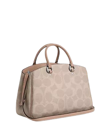 Coach Savannah Carryall Bag In Signature Canvas Sand Taupe