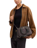 Coach Savannah Small Carryall Bag In Signature Canvas Walnut Black