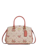 Coach Savannah Small Carryall Bag In Signature Canvas With Floral Print Sand