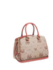 Coach Savannah Small Carryall Bag In Signature Canvas With Floral Print Sand