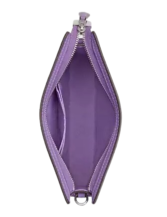 Coach Slim Crossbody Bag In Signature Canvas Iris