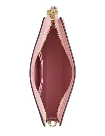 Coach Slim Crossbody Bag In Signature Canvas Powder Pink