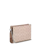 Coach Slim Crossbody Bag In Signature Canvas Sand Taupe