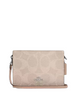 Coach Slim Crossbody Bag In Signature Canvas Sand Taupe