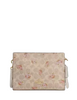 Coach Slim Crossbody Bag In Signature Canvas With Floral Print Sand
