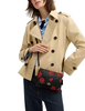 Coach Slim Crossbody Bag With Floral Print Black Red