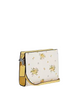 Coach Slim Crossbody Bag With Floral Print Chalk