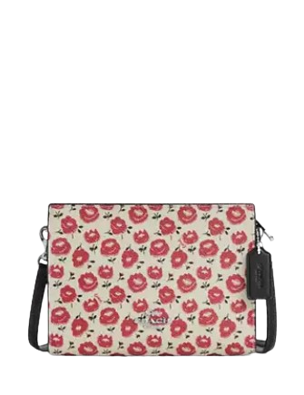 Coach Slim Crossbody Bag With Floral Print