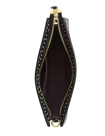 Coach Slim Crossbody Bag With Spot Print Black Multi