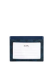 Coach Slim Id Card Case In Signature Canvas Ink Blue 
