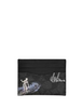 Coach Slim Id Card Case With Surf Print  Charcoal 