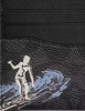 Coach Slim Id Card Case With Surf Print  Charcoal 