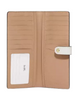 Coach Slim Wallet In Signature Canvas Light Khaki Chalk