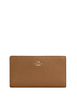Coach Slim Zip Wallet Honey Brown