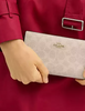 Coach Slim Zip Wallet In Signature Canvas Sand Chalk