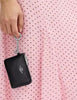 Coach Small Corner Zip Wallet Black