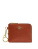 Coach Small Corner Zip Wallet Cinnamon