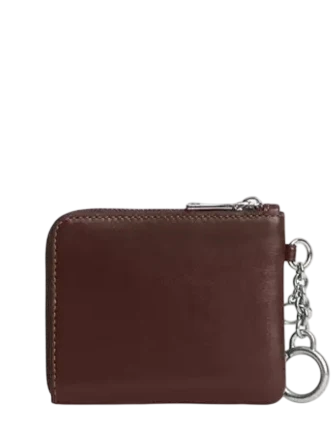 Coach Small Corner Zip Wallet Maple