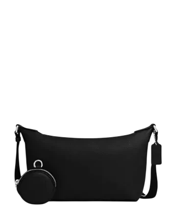 Coach Small Finn Crossbody Bag With Pouch Black