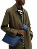 Coach Small Finn Crossbody Bag With Pouch Deep Blue