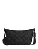 Coach Small Finn Crossbody Bag With Pouch In Maxi Signature Canvas Charcoal Black
