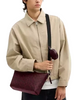 Coach Small Finn Crossbody Bag With Pouch In Signature Canvas Black Current