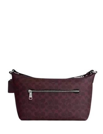 Coach Small Finn Crossbody Bag With Pouch In Signature Canvas Black Current