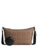 Coach Small Finn Crossbody Bag With Pouch In Signature Canvas Tan Black